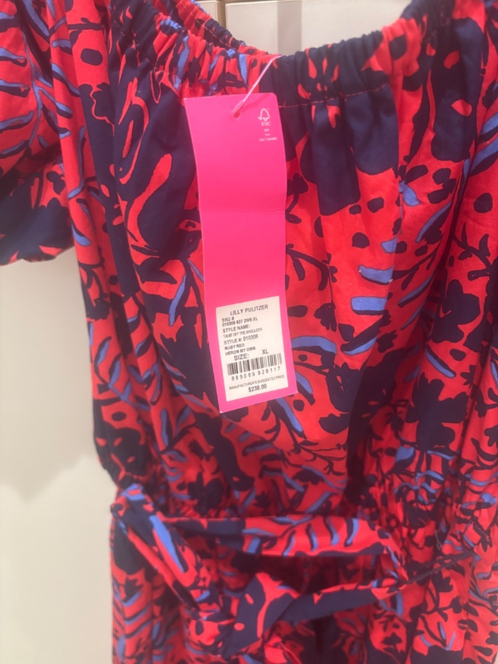 NWT LILLY PULITZER Tamie Off The Shoulder Dress - Picture 4 of 5